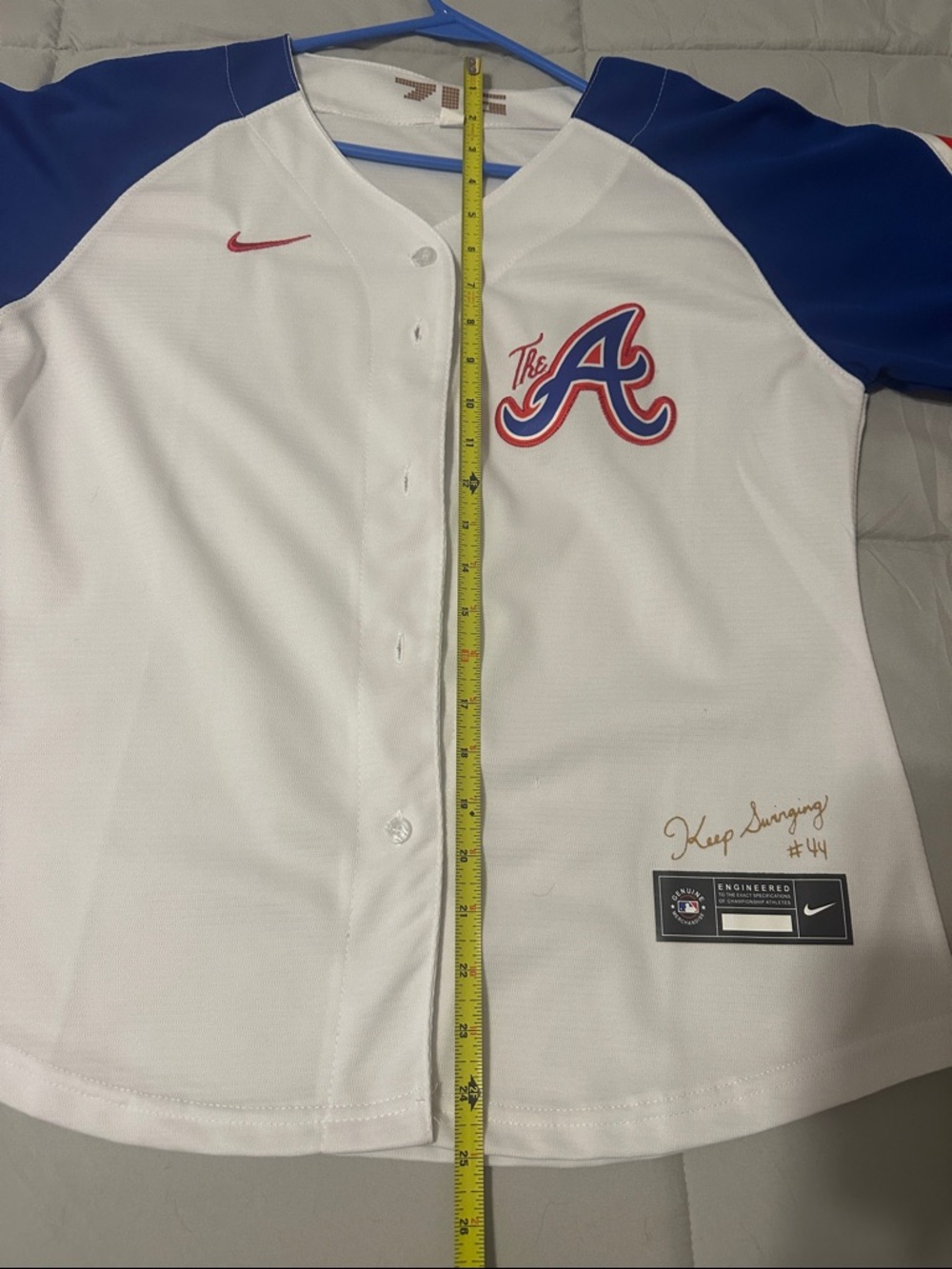 Nike Women's Large Atlanta Braves Jersey - City Connect - Picture 4 of 11